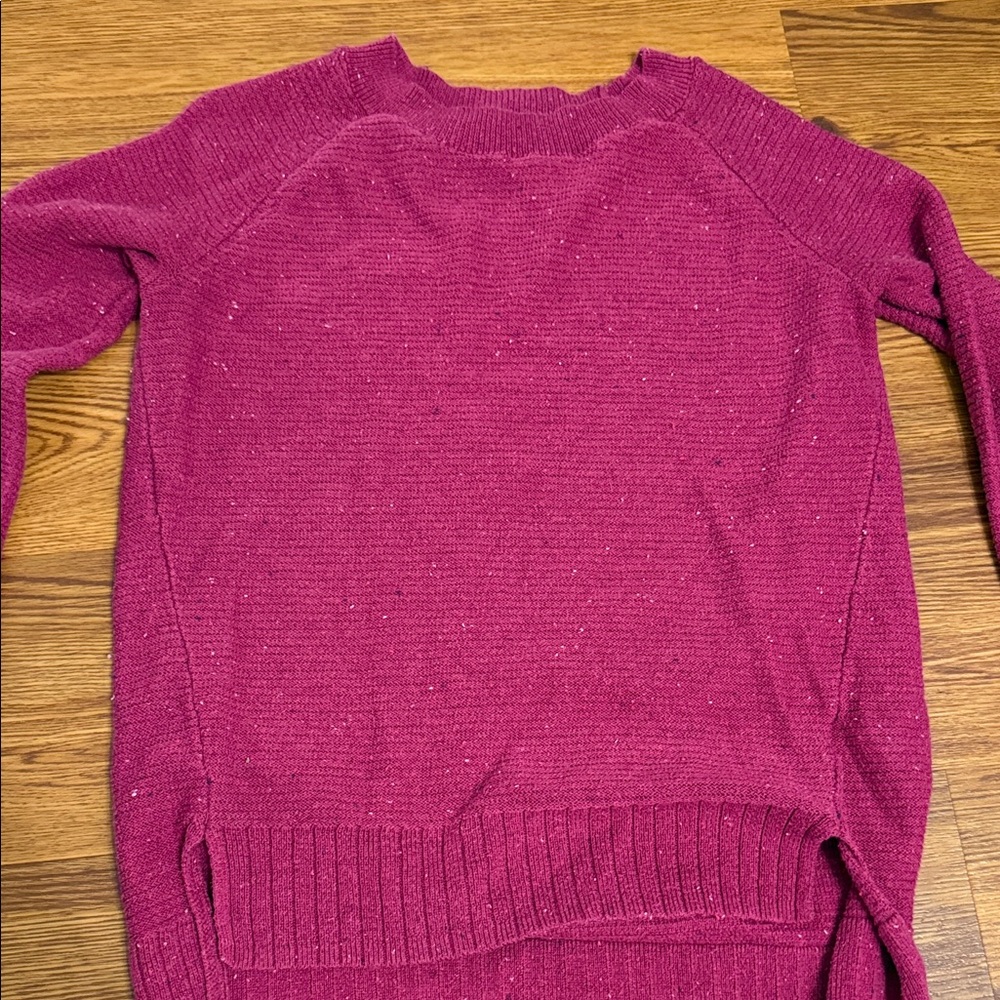 Old Navy Women's Fuchsia Crew Neck Sweater